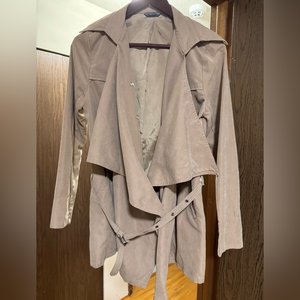 Alexander McQueen Taupe Trench Coat